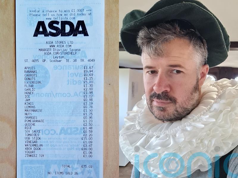 Man’s 26-item supermarket receipt goes viral for perfect alphabetical order