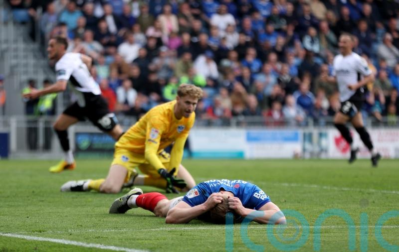 Rob Atkinson has eventful day as Portsmouth and Derby share spoils
