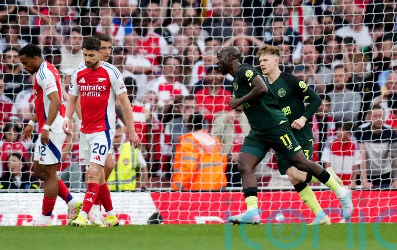 Arsenal’s title hopes take another hit as Brentford come from behind to draw