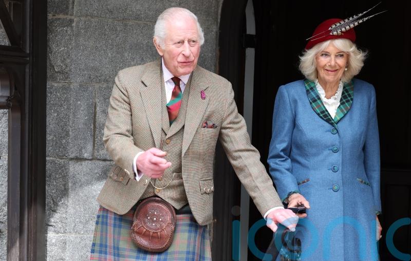King and Queen attend Sunday service with music composed for their anniversary