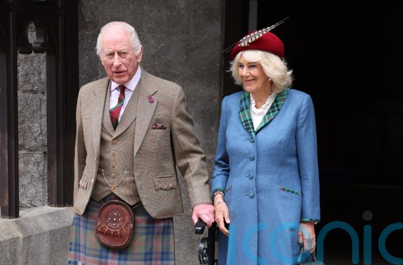 Charles and Camilla hear music written for their 20th anniversary at service