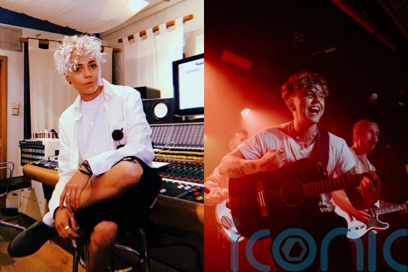 Former X Factor contestant, now a trans man, creates male-female duets with his past self using old voice recordings