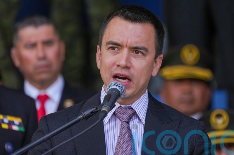 Incumbent Daniel Noboa takes lead in Ecuador’s presidential run-off election