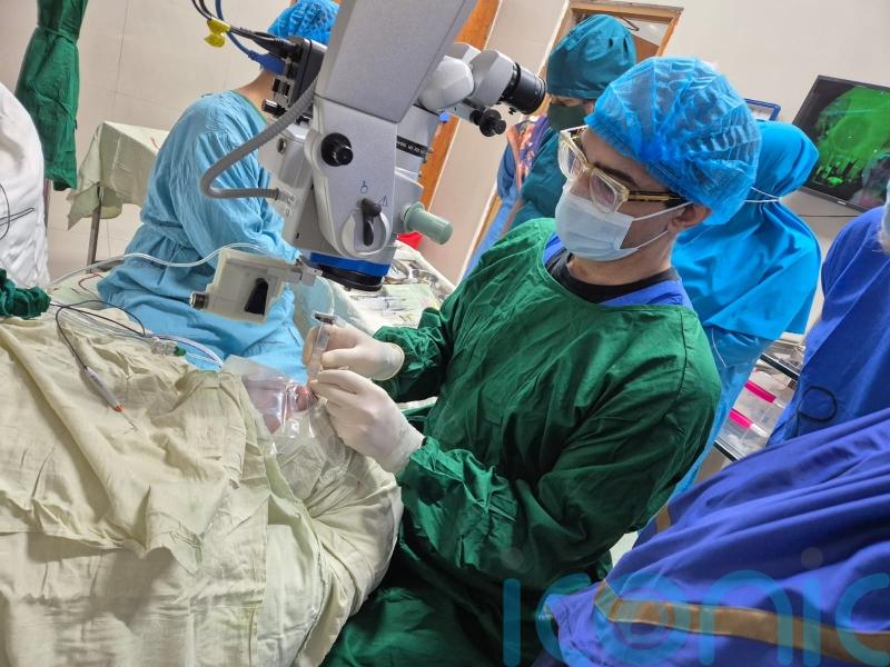 Specialist UK surgeons save sight of Bangladeshi students injured in protests