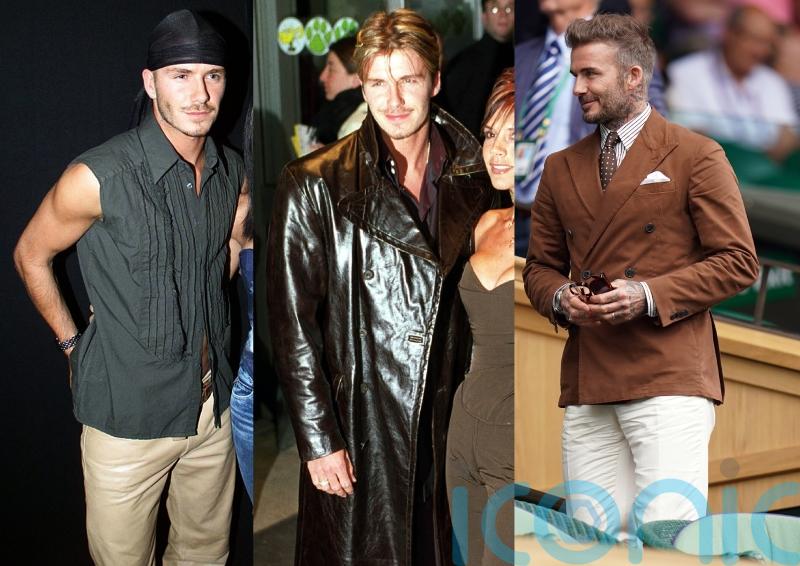 David Beckham’s best fashion moments as he turns 50