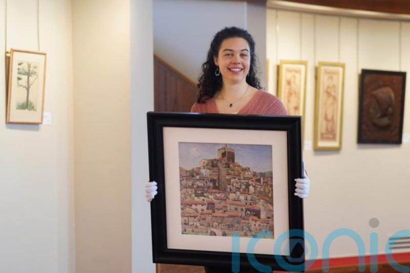 Charlie Rennie Mackintosh painting of French village fetches £150,000 at auction