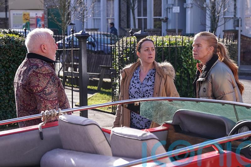 Sonia Fowler departs EastEnders – playing trumpet – after more than 30 years