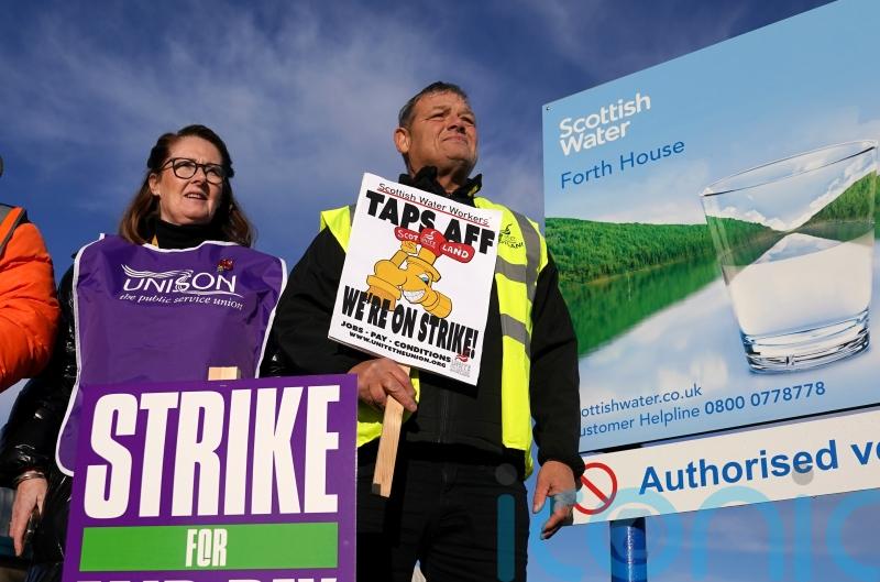 Disruption warning as Scottish Water staff begin two-day strike at midnight