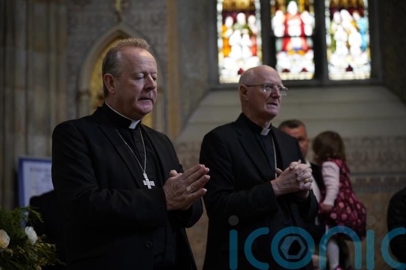 Cathedral bells ring out 88 times as people pay respects to Pope in Armagh