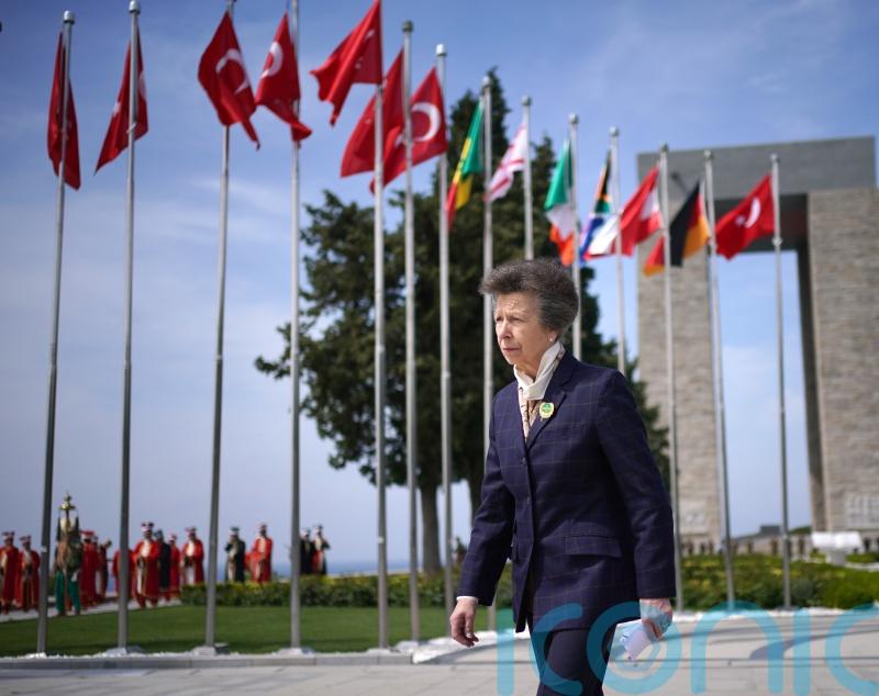 Princess Royal hails Turkish friends and presses importance of remembrance