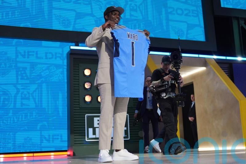 Tennessee Titans select quarterback Cam Ward with first pick in 2025 NFL draft