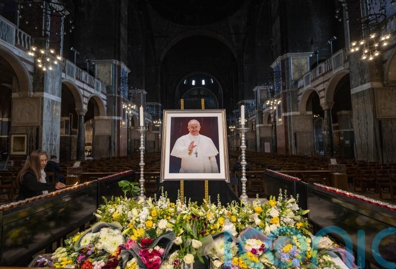 ‘I feel an orphan since the Pope’s death’ – Catholics at Westminster Cathedral