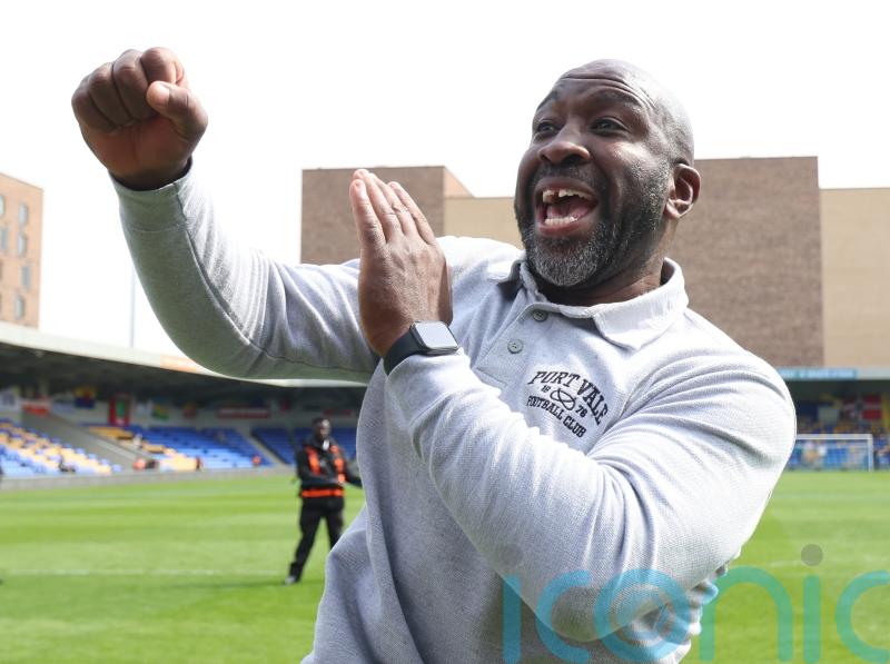 Darren Moore delight as Port Vale win immediate promotion back to League One