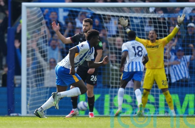 Brighton leave it late to pile more misery on West Ham boss Graham Potter