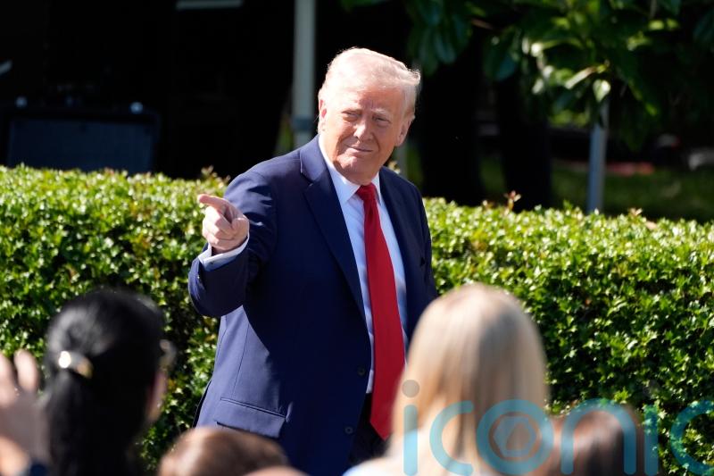 Trump marks his first 100 days in office with rally in Michigan