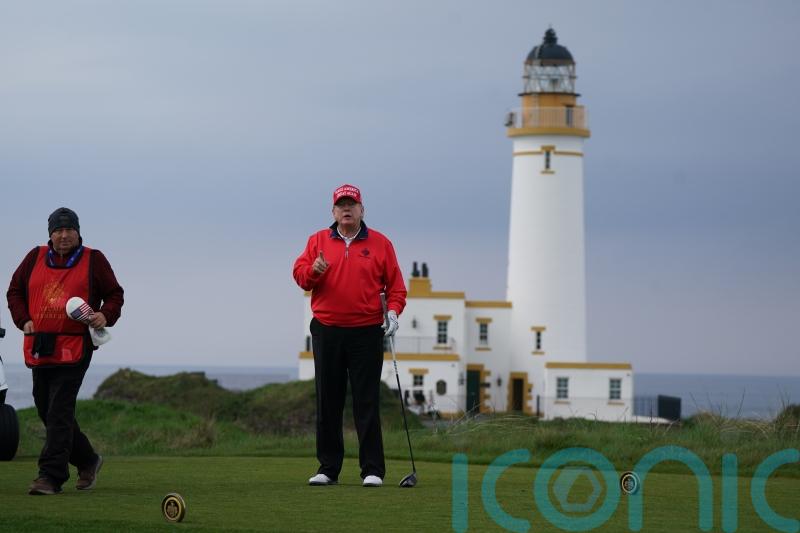 Hosting Open at Trump golf course is up to the organisers, says Downing Street