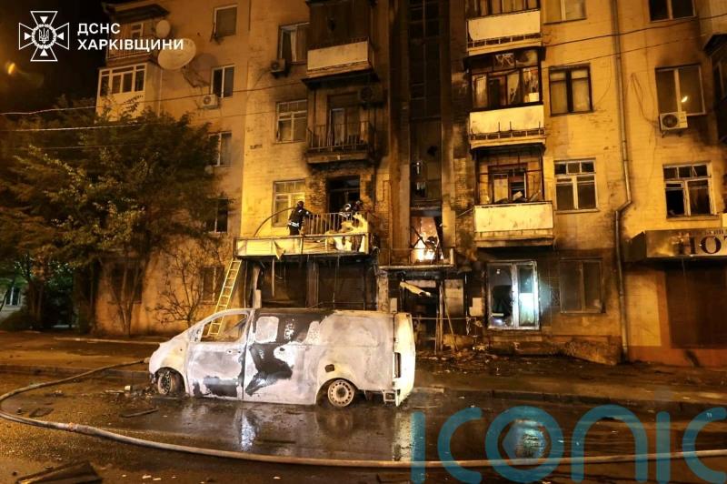 Dozens wounded in Russian drone strike on Ukrainian city