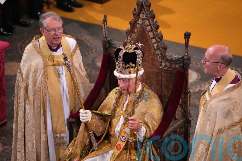Coronation artwork commissioned by King seen for the first time