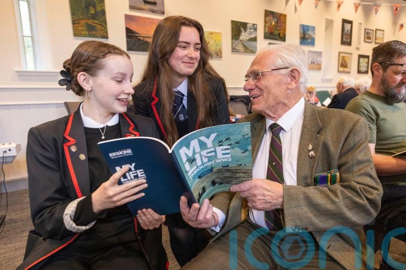 Schoolchildren and veterans co-author book of memories for VE Day