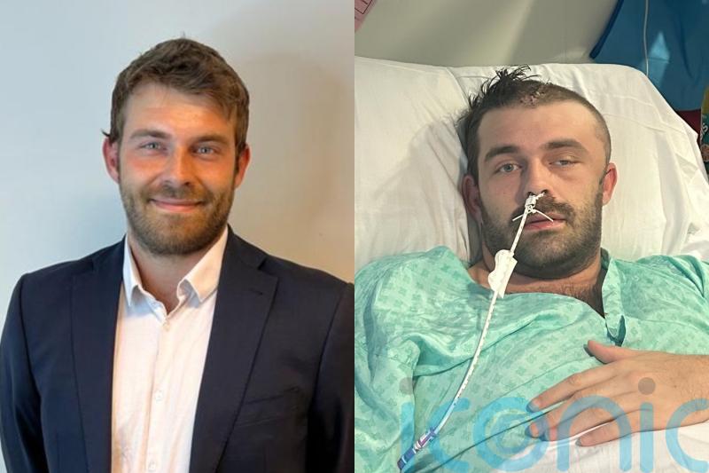 ‘No warning signs’ – Healthy man who had ‘spontaneous’ brain haemorrhage learning to walk and talk again after coma
