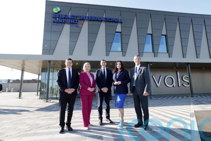 O’Neill and Little-Pengelly officially open upgraded Belfast airport terminal
