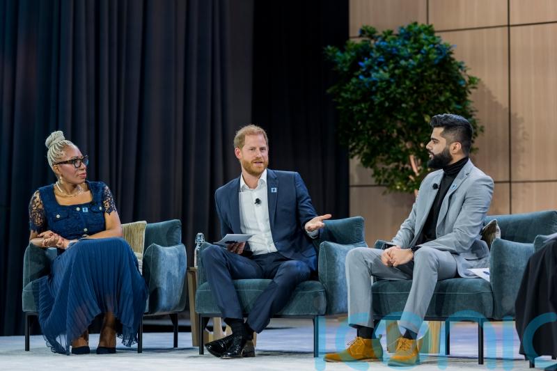 Harry heralds truth and fearlessness of young people in an ‘apathetic world’