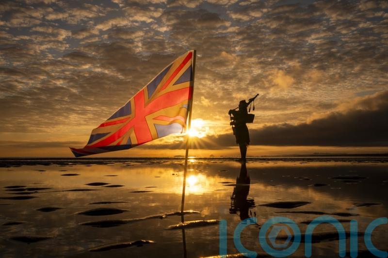Nation falls silent on anniversary of VE Day to honour those who ‘gave so much’