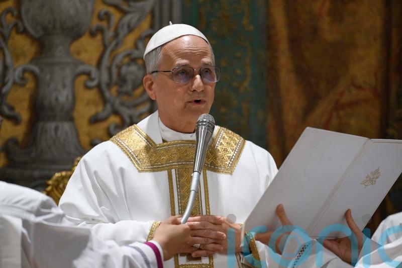Leo XIV celebrates first Mass as Pope