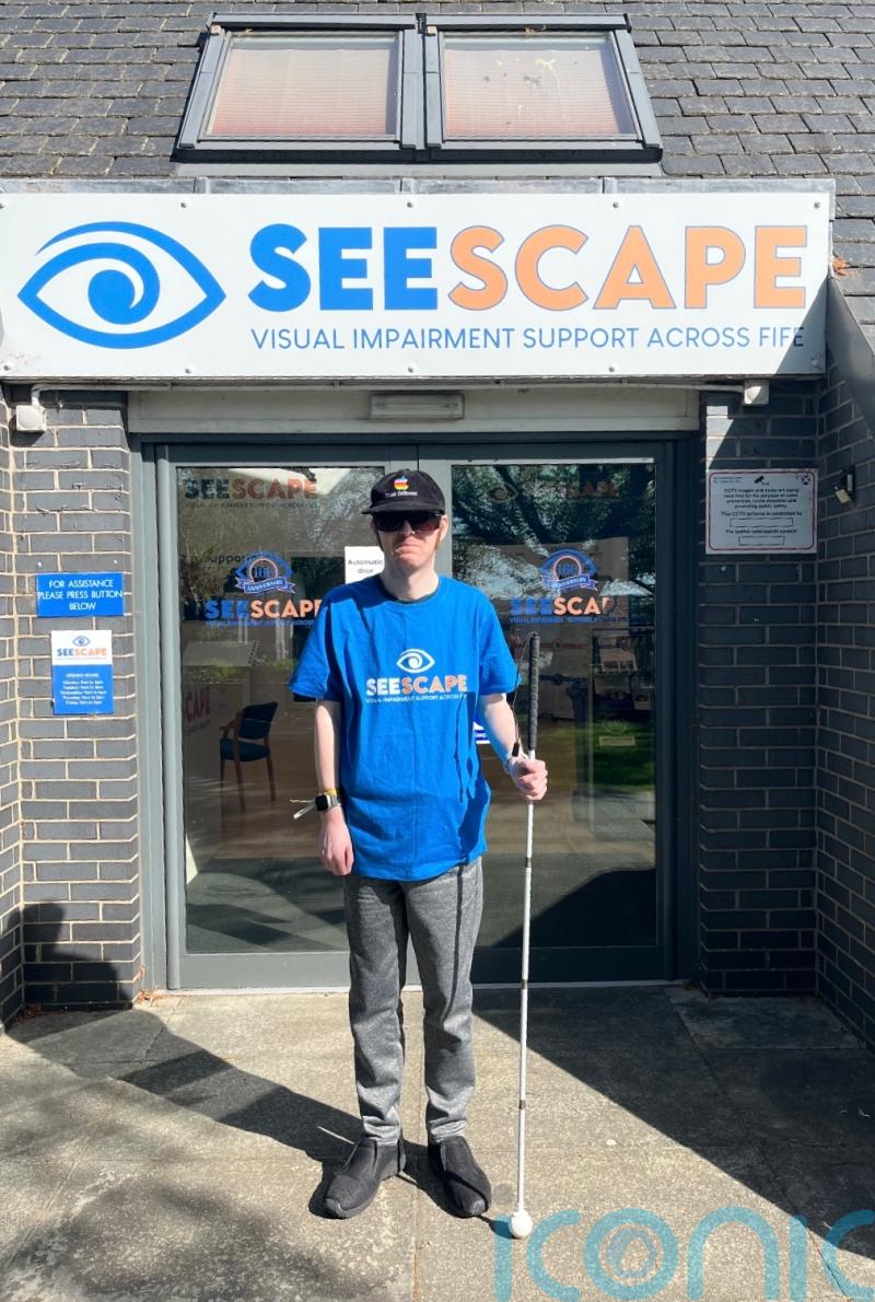 Partially-sighted man to travel across UK to raise funds for Fife charity