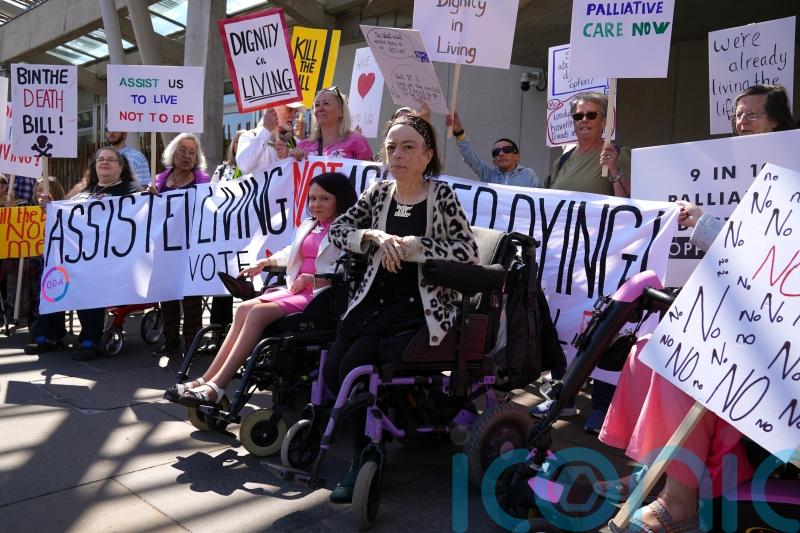 Disabled people ‘not better off dead’, actress tells Holyrood rally