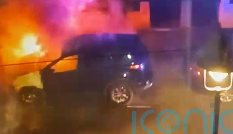 Police continue to probe fires at homes linked to PM as man remains in custody