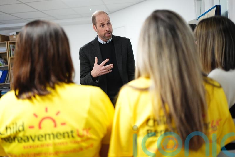 William describes grief as the ‘very worst pain’ as he backs charity merger