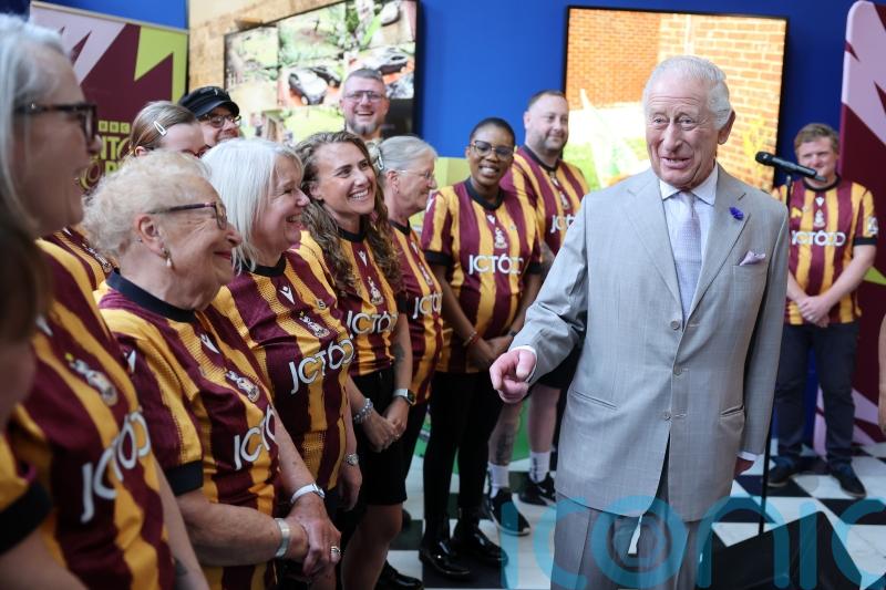 I’m on ‘better side’ of my cancer journey, says Charles during Bradford visit