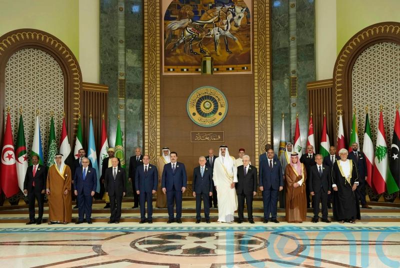 Arab leaders promise to work on Gaza reconstruction and press for ceasefire