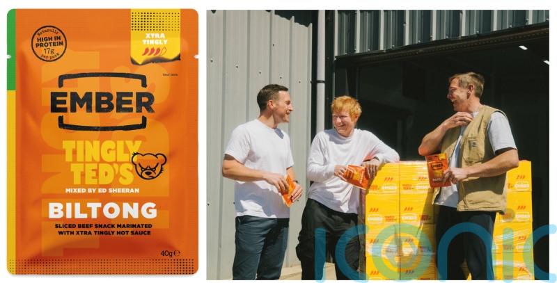 Ed Sheeran expands hot sauce line with biltong protein snack