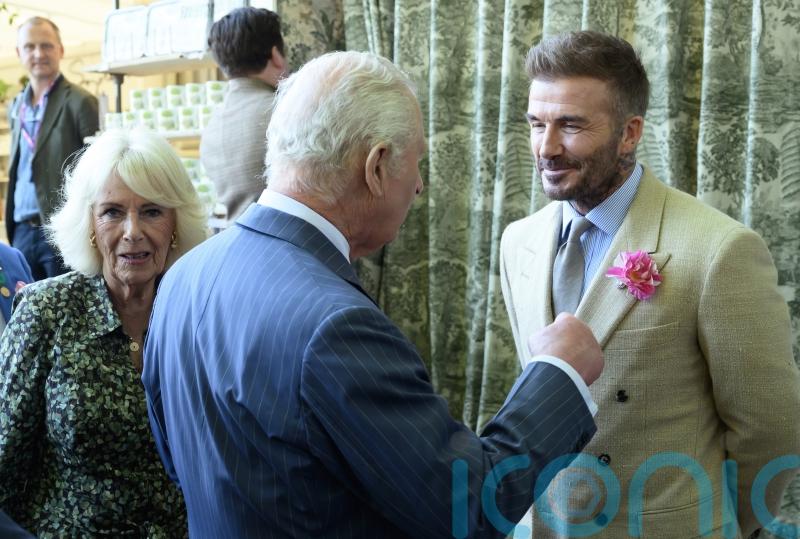 Charles sees rose named in his honour during Chelsea Flower Show tour