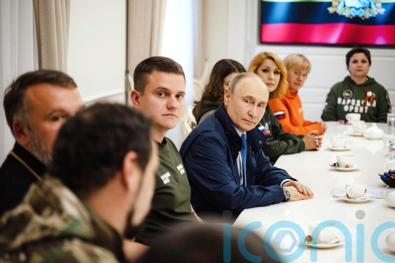 Putin visits Kursk region for first time since Ukrainian forces &lsquo;expelled&rsquo;