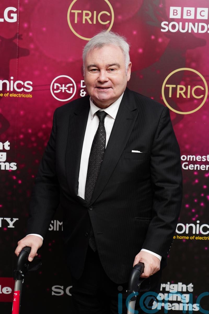 GB News’s Eamonn Holmes feeling ‘sore’ after falling from chair live on-air