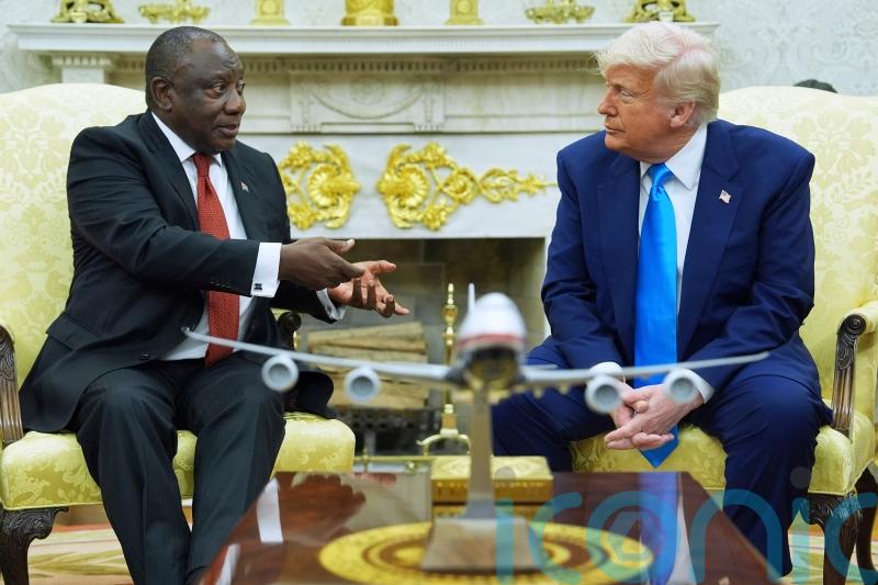 Trump uses White House meeting to confront South African president over farmers