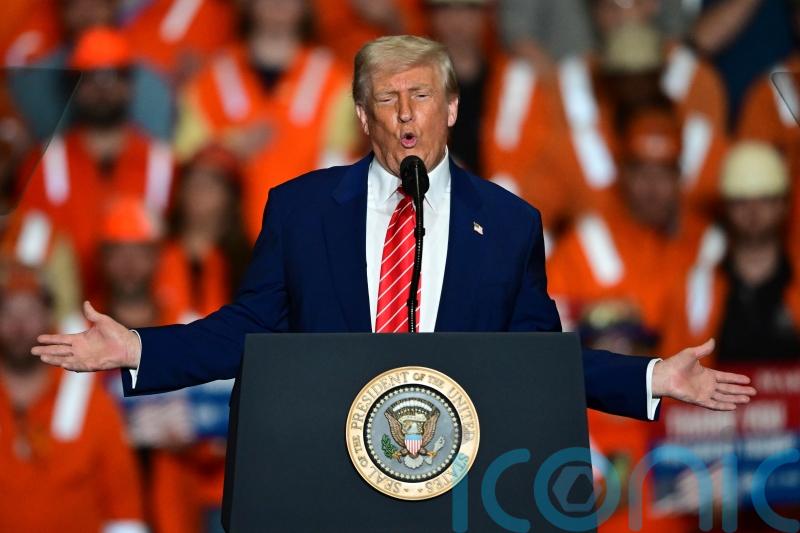 Trump says he is going to double tariffs on foreign steel from 25% to 50%