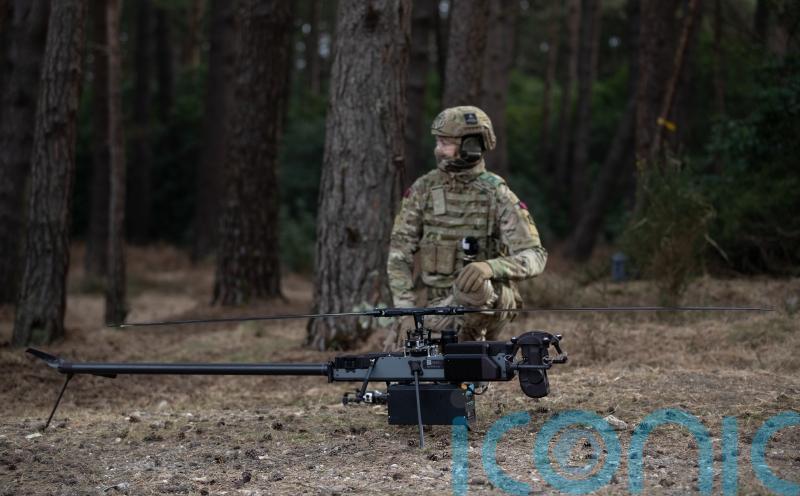 Healey announces £5 billion for military drones and lasers