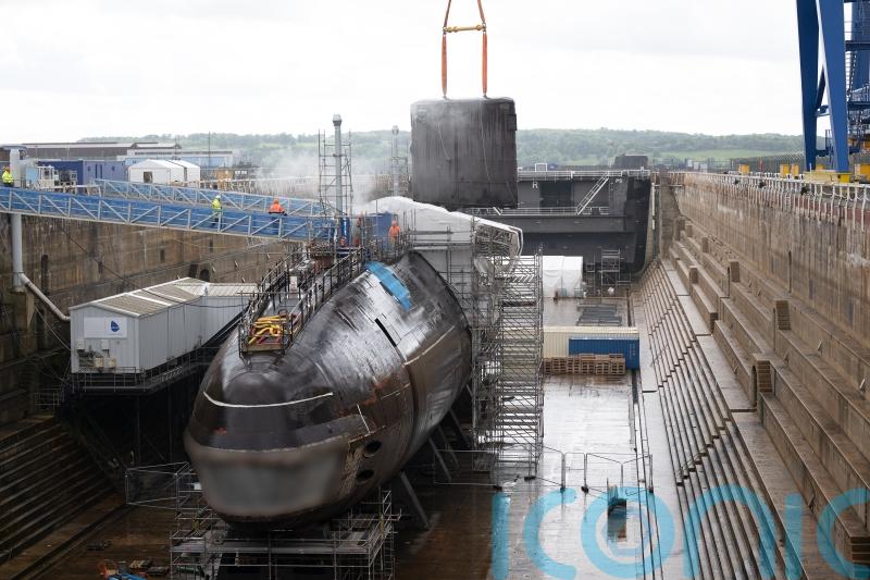 Fin removed from submarine as disposal reaches &lsquo;significant marker&rsquo;