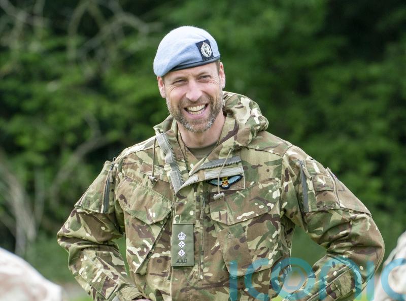 Prince of Wales jokes about family tensions on visit to Army Air Corps