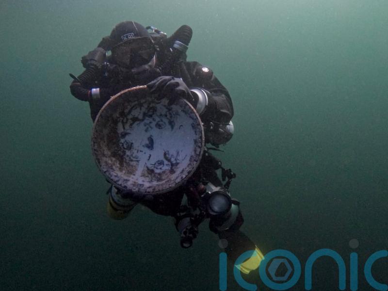 19th century ceramics recovered from shipwreck to go on display