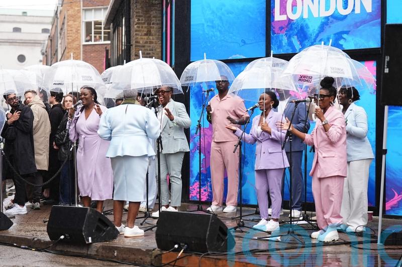 Harry and Meghan’s wedding singers perform for King at culture festival