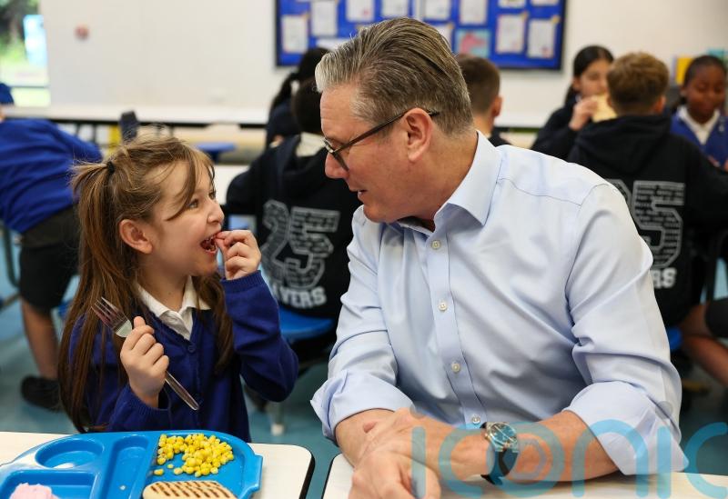 Starmer describes free school meal expansion as &lsquo;down payment&rsquo; on child poverty