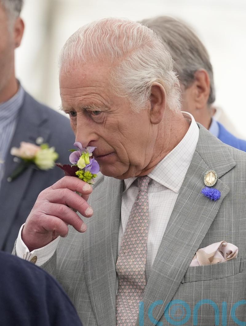 King and Duchess of Edinburgh visit Royal Windsor Flower Show