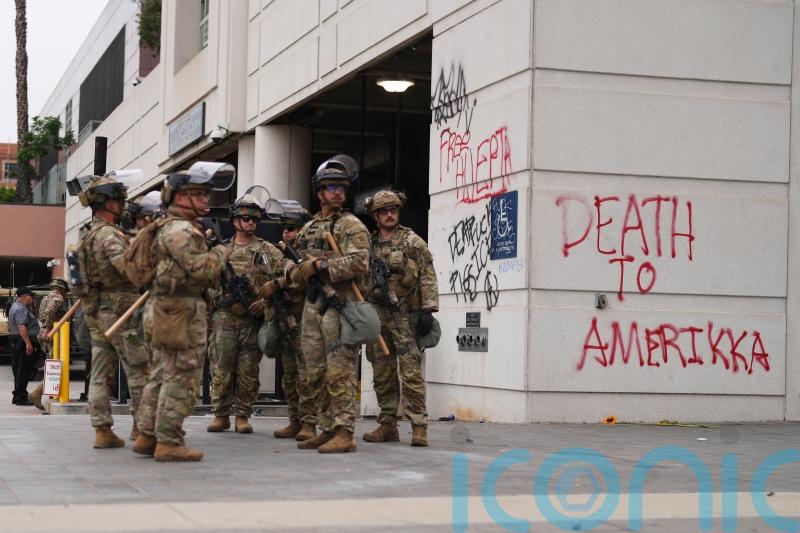 National Guard face protesters hours after arriving in LA on Trump’s orders