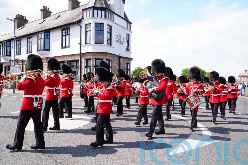 Coldstream Guards mark 375th anniversary with return to birthplace Berwick