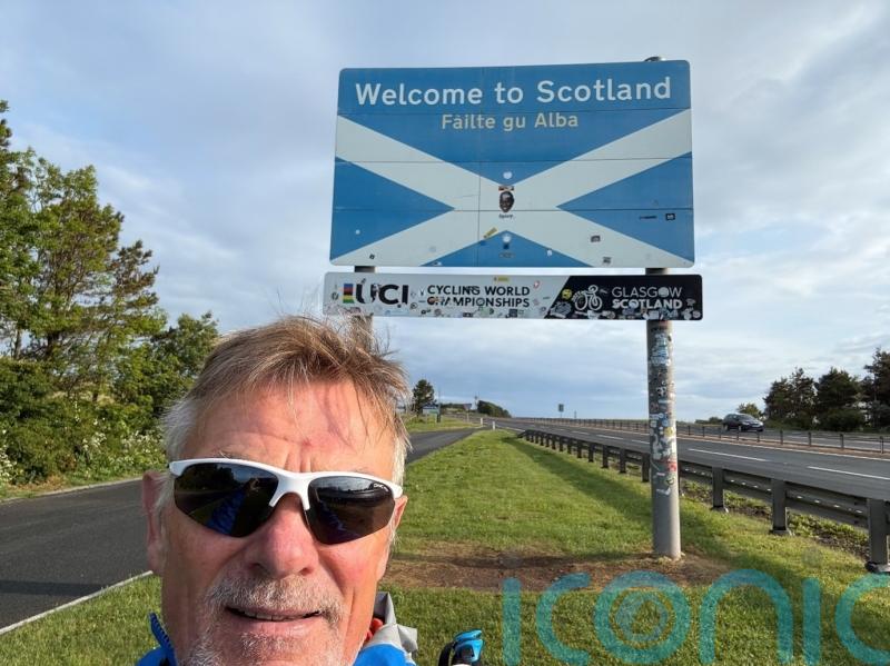 Retired banker reaches Scotland after running 50 marathons along the coast